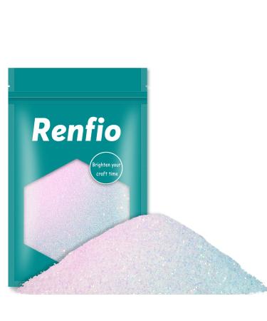 Renfio Glow Powder, 3.5oz 100g Glow in The Dark Face Paint Mica Powder,  Fluorescent Luminous Resin Pigment Dye for Resin Supplies, Gel Nail Polish