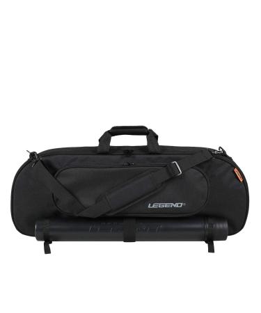 Legend RCV Recurve Bow Case - With Tube Arrow Holder Padded Takedown Case  for Archery Accessories - Superior Protective Materials Black