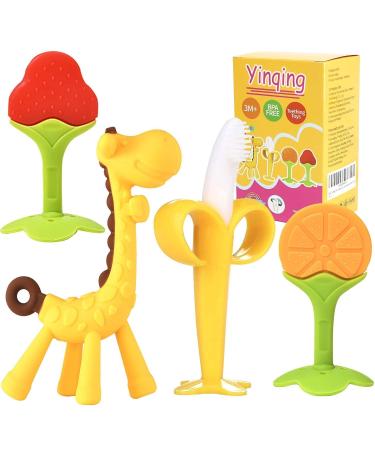 Baby Teether Toys for 12-18 Months Montessori Sensory Teething