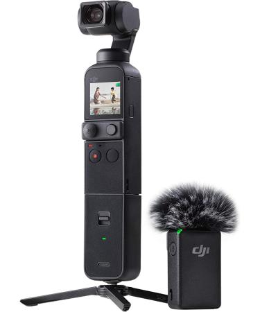 DJI Pocket 2 Creator Combo - 3 Axis Gimbal Stabilizer with 4K Camera (Renewed Premium)