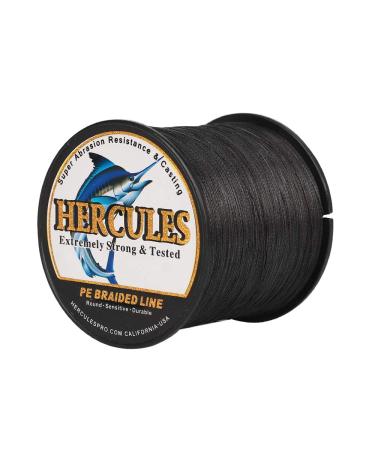HERCULES Braided Fly Line Backing 20lb 30lb, 100Yds 300Yds, with  Long-Lasting Color Fluorescent Yellow 20LB 100Yds