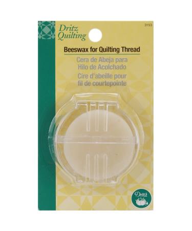  Dritz 3153 Beeswax for Quilting Thread with Holder, Natural, 1  Pack