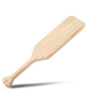 Pllieay 15 Inch Unfinished Wooden Paddle  Solid Pine Paddle  Natural Color Craft Wood Ideal for Nautical Craft Projects and DIY Home Decoration