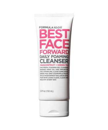 Formula 10.0.6 - Best Face Forward Daily Foaming Cleanser - Foaming Face Wash  Cleanses Face Oil  Vegan  Paraben-Free  Sulfate-Free & Cruelty-Free  5 Fl Oz
