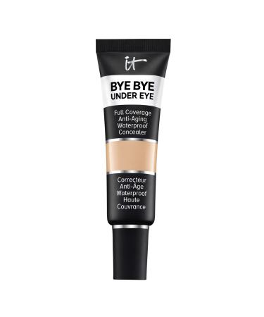 IT Cosmetics Bye Bye Under Eye Full Coverage Concealer - for Dark Circles, Fine Lines, Redness & Discoloration - Waterproof - Anti-Aging - Natural Finish  14.5 Light Buff (N), 0.4 fl oz