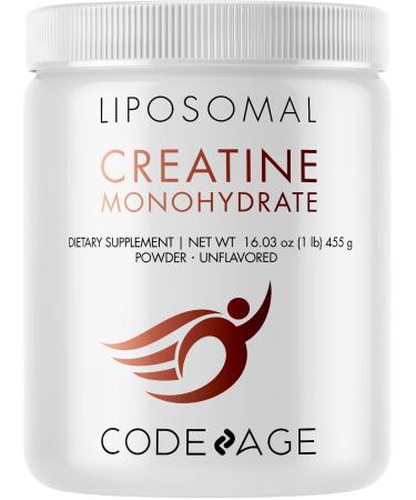 Codeage Liposomal Creatine Monohydrate Powder Supplement, Pure Creatine 5000mg 3-Month Supply, Unflavored Creatine, Micronized Creatine Powder, Creatinine Sports Muscles, Keto-Friendly - 90 Servings