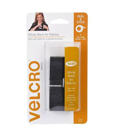 Velcro Brand Eco Collection | 24 Sets | Stick'em Hanging Strips with Adhesive | Easy Mounting | 2-1/2in x 3/4in White with Sticky Back