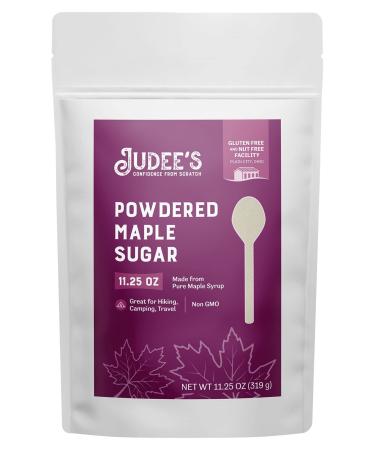 Judees Powdered Maple Sugar 11.25 oz - Confectioners Sugar from Maple Syrup - 100% Non-GMO, Gluten-Free, and Nut-Free - Great for Baking, Frosting, and Dusting