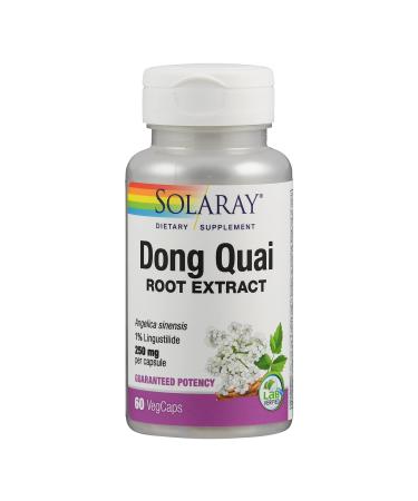 Solaray Dong Quai Root Extract, 250 mg, 60 Count