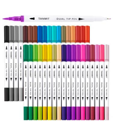TANMIT Gel Pens 36 Colors Gel Pens Set for Adult Coloring Books