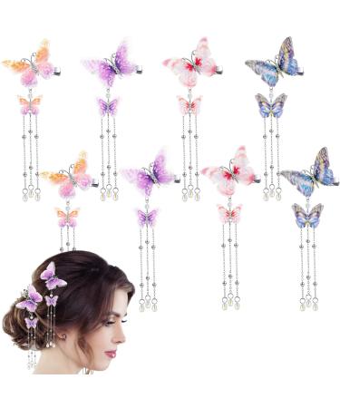 12 Pcs Colored Natural Stone Pendant Loc Hair Jewelry Crystal Dreadlock  Accessories Metal Hair Clips for Locs Pirate Accessories for Women Hair  Charms for Women Girls Braids 6 Colors (Bright Colors)