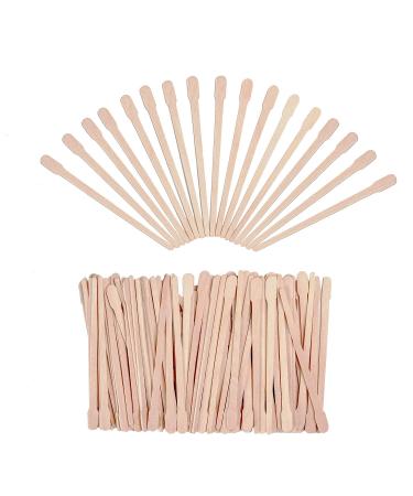 1200 Pack Wooden Waxing Sticks Wax Spatulas Sticks Small Wax Applicator  Sticks Wood Craft Sticks Spatulas Applicator for Hair Eyebrow Nose Removal  (Without Handle) Pointed handle