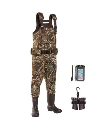 TideWe Men's Hunting Clothes,Silent Water Resistant Camo Hunting Suits