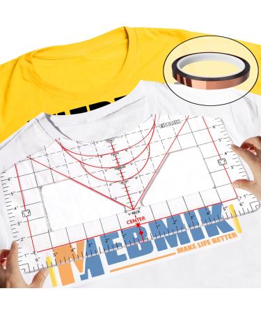 Tshirt Ruler Guide for Vinyl Alignment T Shirt Rulers to Center Designs  Alignm