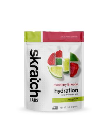 Skratch Labs Hydration Powder | Sport Drink Mix | Electrolytes Powder for Exercise Endurance and Performance | Raspberry Limeade with Caffeine | 20 Servings | Non-GMO Vegan Kosher Raspberry Limeade with Caffeine 20 S...
