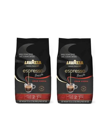 2 Packs Lavazza Caffe Whole Bean Organic Coffee Cafe Grains Entiers 35.2 oz