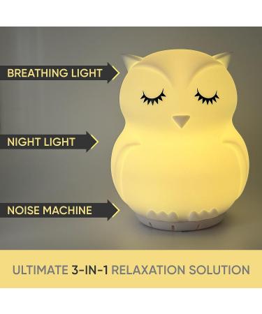 3 in 1 Meditation Tool with Breathing Light, Night Light & Noise Machine |  4-7-8 Meditation Accessory | Mindfulness Device for ADHD Anxiety Stress  Relief Sleep - Gift for Kids Adult Women & Men