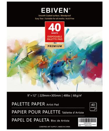 EBIVEN Art Marker Paper Pad, 7.67x7.67 Portable Square Sketchbook, 60 Sheets Markers Drawing Papers, 120 GSM/73 lb Art Paper for Drawing and Painti