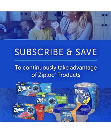 Ziploc Slider Freezer Gallon & Quart Bags w/ Power Shield Technology (104  ct.) - Sam's Club