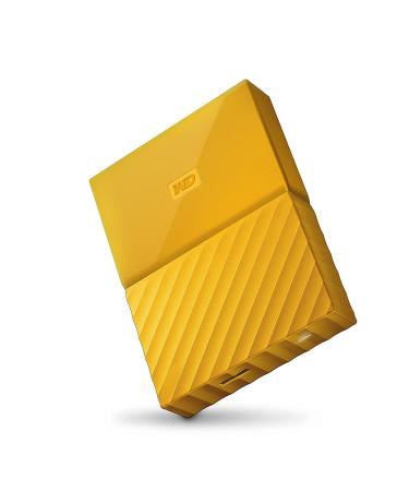 WD 4TB Yellow USB 3.0 My Passport Portable External Hard Drive (WDBYFT0040BYL-WESN) 4TB Standard Enclosure YELLOW
