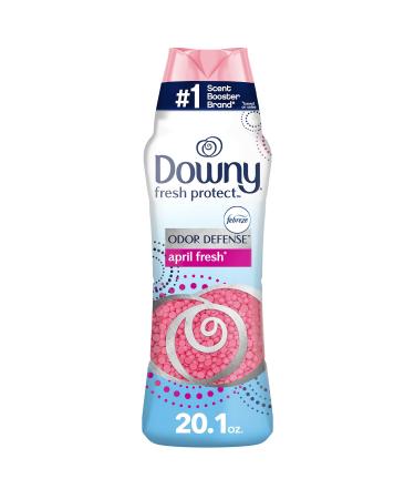 Downy Fresh Protect Laundry Scent Booster Beads for Washer with Febreze Odor Defense, April Fresh, 42 Loads, 20.1 oz