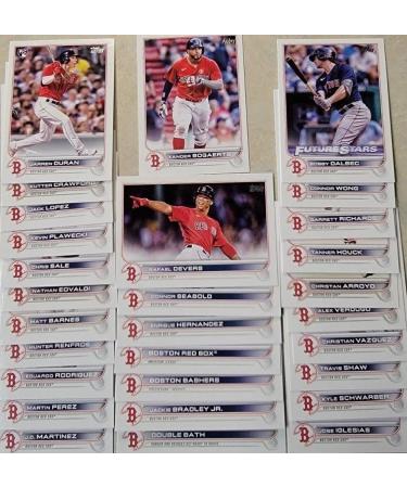 BOSTON RED SOX 2022 TOPPS TEAM SET