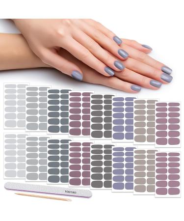  DANNEASY 8 Sheets Small Number Nail Art Stickers for