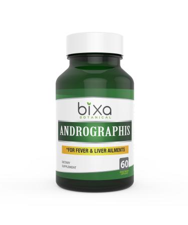 bixa BOTANICAL Andrographis Extract 20% Andrographolide 60 Veg Capsules (450mg) | Natural Liver Tonic (Kalmegh Extract) | Herbal Supplement for Healthy Immunity