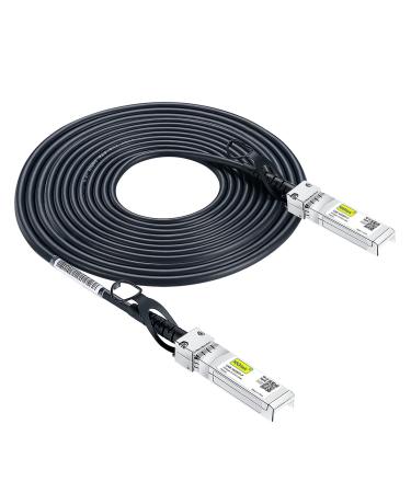 10Gtek# SFP+ DAC Twinax Cable Passive Compatible with Mellanox MC3309124-005 5 Meter(16.4ft) 5 Metre for Mellanox 1