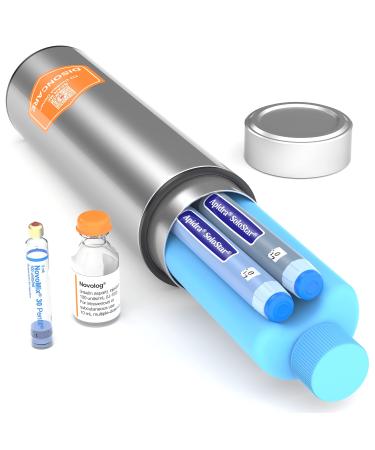 DISONCARE Diabetic Insulin Medical Alert Tag QR Customization
