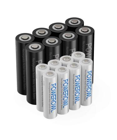 POWEROWL High Capacity LR41 Batteries 40 Pack, AG3 L736 392 384 192 Premium  Alkaline Battery 1.5V Button Coin Cell Batteries