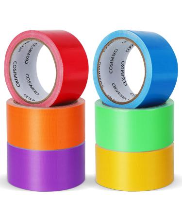 Craftzilla Colored Masking Tape - 11 Roll Multi Pack - 825 Feet x 1 inch of Colorful Craft Tape - Vibrant Rainbow Colored Painters Tape - Great for