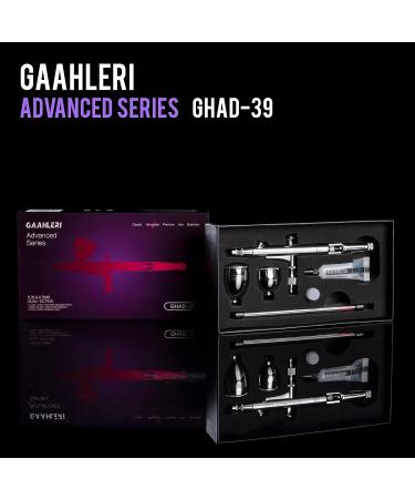 Gaahleri Airbrush Kit, Airbrush Gun Dual-Action Gravity 1/2 & 1/4