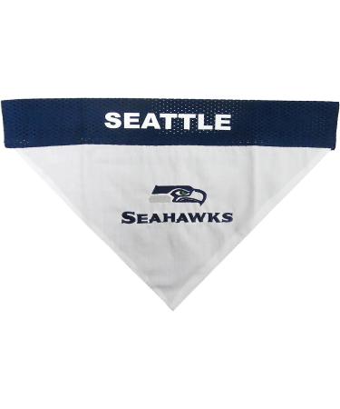 : Pets First NFL DOG BANDANA - SEATTLE SEAHAWKS REVERSIBLE PET  BANDANA. 2 Sided Sports Bandana with a PREMIUM Embroidery TEAM LOGO,  Large/X-Large. - 2 Sizes & 32 NFL Teams available :