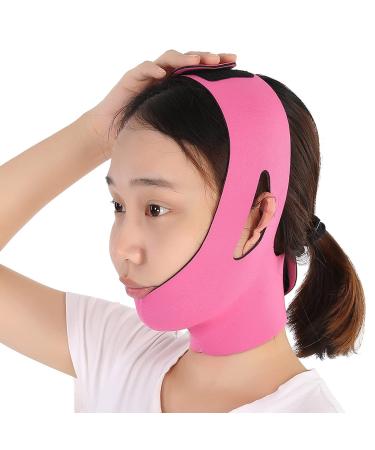 Facial Lifting Slimming Belt, Face Cheek V Shape Lift Up Thin Mask Strap,  Face Line Smooth Breathable Compression Double Chin Reduce Bandage for  Daily