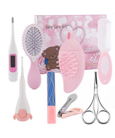 ZELINYE Baby Care Kits,Baby Grooming Kit,10 in 1 Newborn Essentials Must  Haves,Baby Nail Clippers Baby Brush Baby Comb Earpick Nose Cleaning Tool  Baby