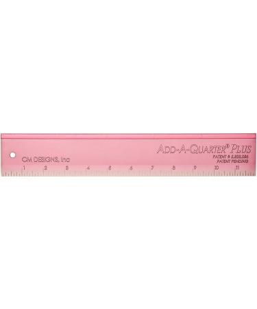 cm Designs Ruler 6&12 Add-A-Quarter Plus