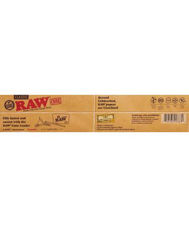 Unbleached Natural RAW Pre-Rolled Filter Tips from RAW Rolling Papers in  Box of 20 Packs