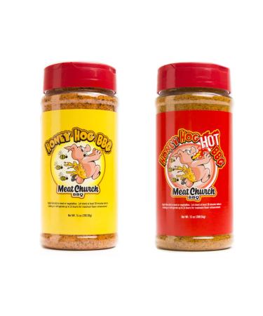 Meat Church BBQ Rub Combo: Holy Cow (12 oz) and Holy Gospel (14 oz