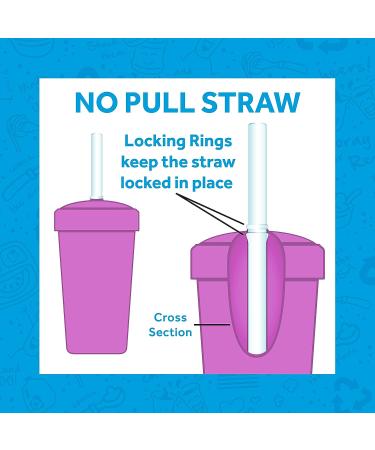  Re Play Made in USA 10 Oz. Straw Cups for Toddlers, Pack of 3 -  Reusable Kids Cups with Straws and Lids, Dishwasher/Microwave Safe - Toddler  Cups with Straws 3.13 x