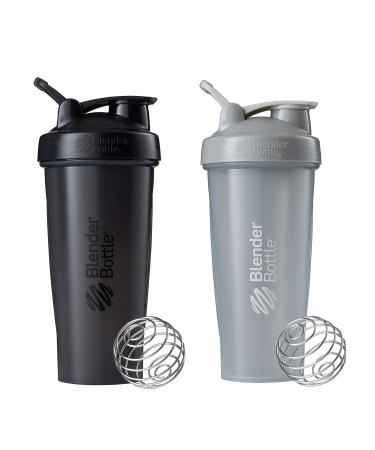 BlenderBottle Just for Fun Classic V2 Shaker Bottle Perfect for Protein  Shakes and Pre Workout, 28-Ounce, Feel the Burn Classic Feel the Burn