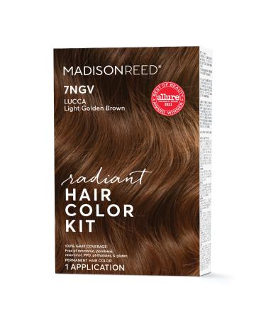 Madison Reed Radiant Hair Color Kit  Shades of Black Pack of 1 Lucca Light Brown - 7NGV