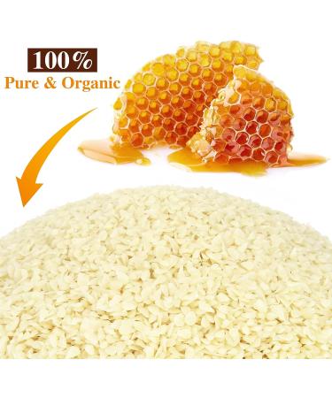 Organic Beeswax Pellets for Candle Making and Cosmetics
