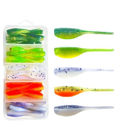 1/8 oz Jig Heads Freshwater Fishing Lures Jig Head with Eye Ball 25PCS  Painted Hooks Fishing Jigs for Bass/Crappie