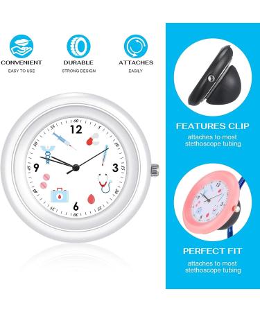 Nurse Watch Brooch Cute Cartoon Pin/clip Glow In Dark Design - Temu