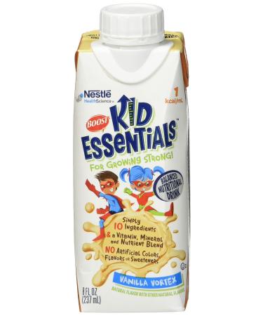 BOOST Kid Essentials 1.0, Vanilla Vortex 24 x 8 fl oz Carton