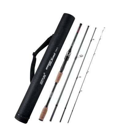 Goture 1.8m-3.6m Telescopic Fishing Rod Carbon Fiber Ultra Light Fishing  Pole Portable Travel Rod Stream Carp Fishing