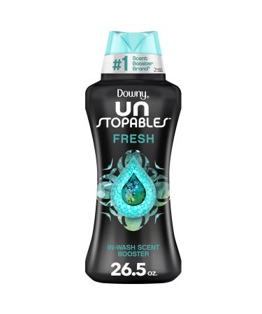 Downy Unstopables Laundry Scent Booster Beads for Washer, Fresh, 26.5 Ounce, Use with Fabric Softener