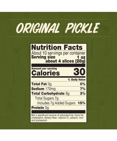 Wickles Pickle, Original: Calories, Nutrition Analysis & More