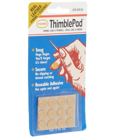 Colorbok Thimble Finger pad 1 Pack Beige